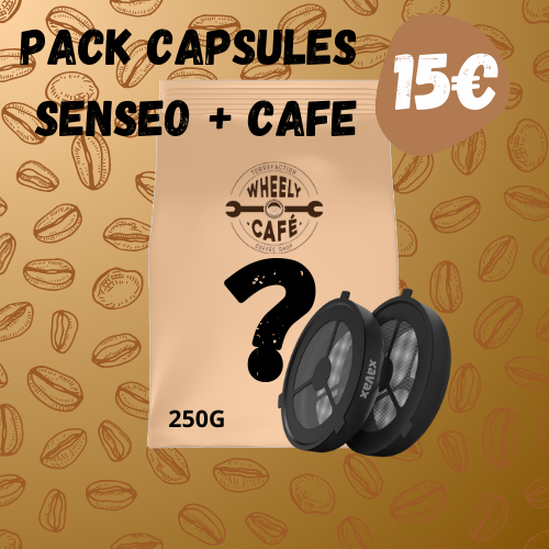 Pack Capsules Senseo + Café