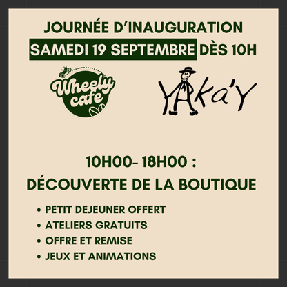 Formule Inauguration Boutique