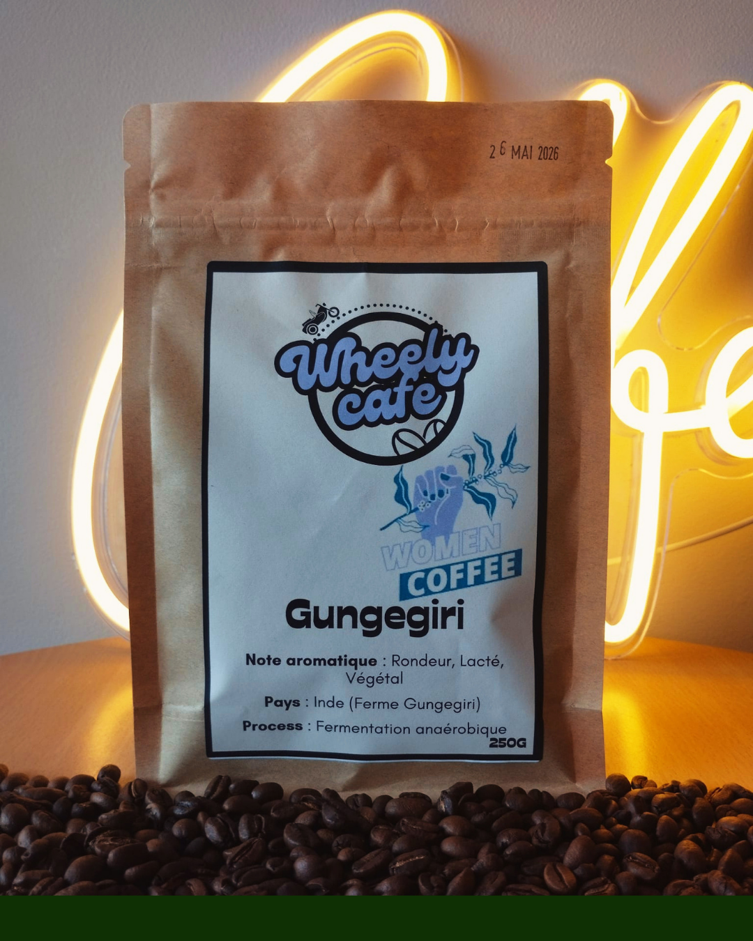 Café Gungegiri (Inde) - Café Wheely Café - Label Women Coffee